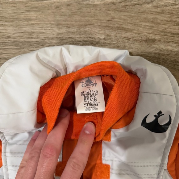 Disney Poe Dameron Costume For Kids, Star Wars: The Last Jedi Size 3T - Picture 6 of 8